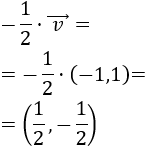 Definimos el producto de un escalar por un vector del plano real, mostramos ejemplos, demostramos las propiedades básicas y resolvemos problemas relacionados.  Matemáticas para secundaria y bachillerato. Geometría plana. Geometría 2D.