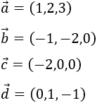 Vectores del problema 6 estructura del espacio vectorial real R^3, definición de vector, vector fijo, vector libre, vector que une dos puntos, módulo de un vector. Geometría tridimensional para Bachillerato. Teoría, ejemplos y problemas resueltos, ejemplos. Espacio afín real tridimensional.