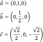 Vectores del problema 7 estructura del espacio vectorial real R^3, definición de vector, vector fijo, vector libre, vector que une dos puntos, módulo de un vector. Geometría tridimensional para Bachillerato. Teoría, ejemplos y problemas resueltos, ejemplos. Espacio afín real tridimensional.