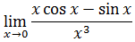 límite por l'hopital de funciones trigonometricas