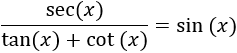 Demostraciones de igualdades entre funciones trigonométricas para bachiller.