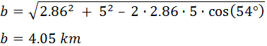 El teorema del coseno (con demostración). Problemas resueltos de aplicación del teorema del coseno: calcular lados, ángulos y áreas de triángulos. Problemas resueltos y explicados paso a paso. Trigonometría. Bachiller.