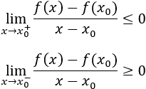 Demostración de que la derivada se anula en los extremos relativos (máximos y mínimos). Matemáticas. Cálculo diferencial.