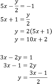 Resolved linear equation systems step by step by substitution, addition and equalization methods: fractions, parenthesis, least common multiple...