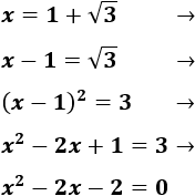 Calcular ecuaciones a partir de las soluciones