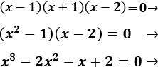 Calcular ecuaciones a partir de las soluciones