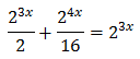 resolució d'equacions exponencials