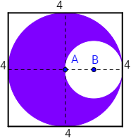 Problemas resueltos de calcular áreas de figuras con formas circulares, con una introducción en la que se definen el círculo y la circunferencia. Problemas de geometría plana para secundaria.