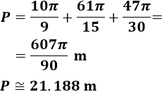 Fórmulas para calcular la longitud de arco de una circunferencia (en grados y en radianes) y problemas resueltos de aplicación. Secundaria, ESO y Bachillerato.