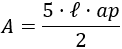 Problemas resueltos de pentágonos regulares: calcular perímetro, área, apotema, demostrar la fórmula del área, etc. Polígonos. Secundaria.