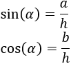 Problemas resueltos de trigonometría básica para secundaria: seno y coseno. Secundaria. ESO. Matemáticas. Geometría.