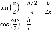 Problemas resueltos de trigonometría básica para secundaria: seno y coseno. Secundaria. ESO. Matemáticas. Geometría.