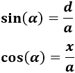 Problemas resueltos de trigonometría básica para secundaria: seno y coseno. Secundaria. ESO.