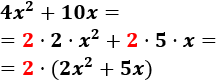 Explicación de cómo extraer factor común y problemas resueltos. Propiedad distributiva del producto sobre la suma. Secundaria, ESO y Bachillerato.