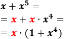 Explicación de cómo extraer factor común y problemas resueltos. Propiedad distributiva del producto sobre la suma. Secundaria, ESO y Bachillerato.