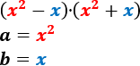 Multiplicación de polinomios: método, ejemplos y problemas resueltos paso a paso. Monomios, binomios, trinomios y polinomios. Producto de polinomios y productos notables. Secundaria. Álgebra. Expresiones algebraicas.