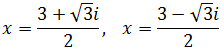ecuación de segundo grado con raíces complejas
