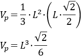 Definimos octaedro y demostramos las fórmulas de la altura, el área y el volumen de un octaedro regular. También, proporcionamos una calculadora online y algunos problemas resueltos de aplicación. Matemáticas. Geometría.