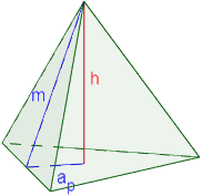 Definimos tetraedro y demostramos las fórmulas de la altura, el área y el volumen de un tetraedro regular. También, proporcionamos una calculadora online y algunos problemas resueltos de aplicación. Matemáticas. Geometría.