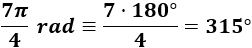 Calculadora online para pasar de grados a radianes y viceversa. Incluye explicación y problemas resueltos. Con ejemplos y representaciones. La calculadora muestra las operaciones. Secundaria, ESO, Bachillerato, Universidad. TIC. 