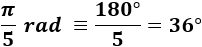 Calculadora online para pasar de grados a radianes y viceversa. Incluye explicación y problemas resueltos. Con ejemplos y representaciones. La calculadora muestra las operaciones. Secundaria, ESO, Bachillerato, Universidad. TIC. 