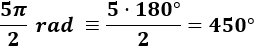 Calculadora online para pasar de grados a radianes y viceversa. Incluye explicación y problemas resueltos. Con ejemplos y representaciones. La calculadora muestra las operaciones. Secundaria, ESO, Bachillerato, Universidad. TIC. 