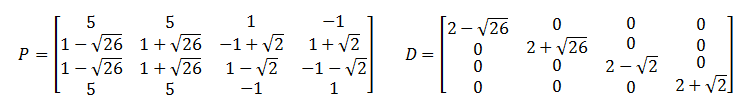 ejercicios resueltos diagonalización de matrices