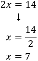 resolvemos 2x = 14, obteniendo x = 7 Problemas cuya resolución requiere el
planteamiento de un sistema de ecuaciones lineales de primer
primer grado con dos incógnitas y dos ecuaciones. Secundaria, ESO, Álgebra