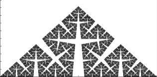 Explicamos cómo construir la curva de Koch y calculamos su dimensión fractal. Realizamos modificaciones para obtener fractales similares: (n,c)-curvas, fractal de Cesàro, salchicha de Minkowski, copo de Koch, anticopo de Koch. Con ilustraciones y animaciones. Fractal. Fractales.