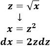 Resolución detallada de integrales mediante el método de integración por sustitución o cambio de variable. Integrales resueltas y explicadas. Bachiller, bachillerato, universidad, cálculo integral.