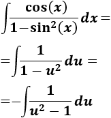 Resolución detallada de integrales mediante el método de integración por sustitución o cambio de variable. Integrales resueltas y explicadas. Bachiller, bachillerato, universidad, cálculo integral.