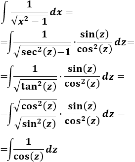 Resolución detallada de integrales mediante el método de integración por sustitución o cambio de variable. Integrales resueltas y explicadas. Bachiller, bachillerato, universidad, cálculo integral.