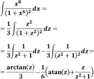 Resolución detallada de integrales mediante el método de integración por sustitución o cambio de variable. Integrales resueltas y explicadas. Bachiller, bachillerato, universidad, cálculo integral.