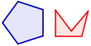 test básico sobre polígonos regulares y polígonos irregulares. Herramientas TIC para el aula. Geometría plana