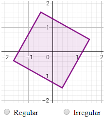 Problemas interactivos para aprender geometría plana. Poligonos regulares e irregulares (triángulo, cuadrado, rombo, romboide, rectángulo, pentágono y hexágono), clasificación de triángulos según la amplitud de sus ángulos (obtusángulo, rectángulo, acutángulo) y según sus lados (escaleno, isósceles y equilátero), clasificación de los cuadriláteros (cuadrado, rectángulo, rombo y romboide), clasificación de los ángulos y elementos de un triángulo (mediana, bisectriz, altura, ortocentro, baricentro e incentro) . TIC. Secundaria. Ejercicios en línea.