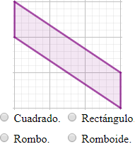 Problemas interactivos para aprender geometría plana. Poligonos regulares e irregulares (triángulo, cuadrado, rombo, romboide, rectángulo, pentágono y hexágono), clasificación de triángulos según la amplitud de sus ángulos (obtusángulo, rectángulo, acutángulo) y según sus lados (escaleno, isósceles y equilátero), clasificación de los cuadriláteros (cuadrado, rectángulo, rombo y romboide), clasificación de los ángulos y elementos de un triángulo (mediana, bisectriz, altura, ortocentro, baricentro e incentro) . TIC. Secundaria. Ejercicios en línea.