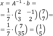 Explicamos el método de la inversa para resolver sistemas de ecuaciones lineales compatibles determinados (con una solución). Calculamos la solución multiplicando la matriz de términos independientes por la inversa de la matriz de coeficientes del sistema. Sistemas resueltos. Ejemplos. Matemáticas para bachillerato y universidad. Álgebra matricial. Matrices.
