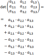 Reglas para calcular el determinante de una matriz según su dimensión, enunciamos las propiedades de la función determinante, definimos el rango y los menores de una matriz y enunciamos el Teorema de Rouché-Frobenius. Álgebra matricial. Matrices.