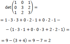 Reglas para calcular el determinante de una matriz según su dimensión, enunciamos las propiedades de la función determinante, definimos el rango y los menores de una matriz y enunciamos el Teorema de Rouché-Frobenius. Álgebra matricial. Matrices.