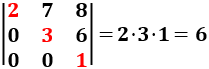 Reglas para calcular el determinante de matrices de dimensión 1, 2 y 3 y la regla de Laplace por filas y columnas. Con ejemplos y ejercicios resueltos. Matemáticas para bachillerato y universidad. Álgebra matricial.