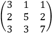 Clasificación de las matrices según su forma en identidad, diagonal, bidiagonal, tridiagonal, triangular, traspuesta, adjunta, simétrica, antisimétrica, definida positiva, diagonalmente dominante, Hessenberg y Vandermonde. Con propiedades y ejemplos. Álgebra matricial. Matrices.