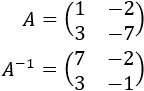 Método para calcular la matriz inversa a partir de la matriz adjunta (fórmula). Incluye ejemplos y 10 problemas resueltos del cálculo de la matriz adjunta y de la matriz inversa (dimensiones 2x2, 3x3 y 4x4). Álgebra matricial. Matrices. Bachiller, bachillerato, universidad. Matemáticas